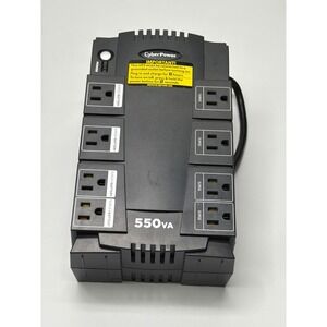 CyberPower CP550SLG 550VA 330W Standby UPS Battery Backup 8 Outlets Black